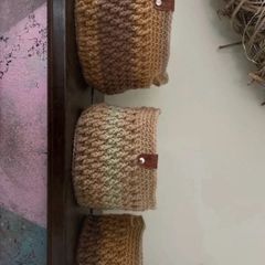 crochet baskets