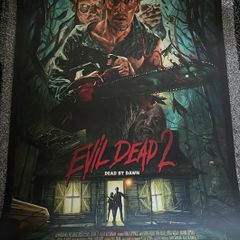 Evil Dead 2 Sideshow Art Print By Ruiz Burgos Limited 150 (sold out)