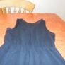 Ladies Black Sleeveless Dress for Sale Image 4