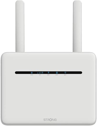 STRONG 4G+ LTE CAT6 Wi-Fi Router, AC1200 Dual-Band Wi-Fi, Zero Configuration, 4x Gigabit ports, Detachable external antennas, Sim Card Adapters included