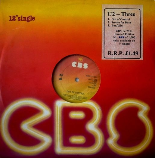 U2 Three numbered