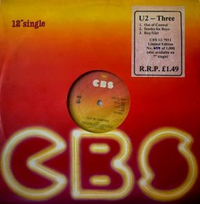U2 Three numbered