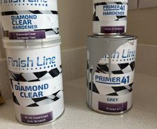 Finish line Clear Coat and Primer car paint