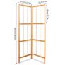 Bamboo Coat and Hat Rack Solid Wood Combination Stand Angularly Foldable Coat Rack Free-standing Image 5