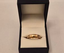 14K Curve Band Ring