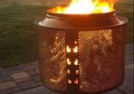 Lovely 2nd Fire Pit 4 Camping, Night Party, Outdoor Garden &. BBQ