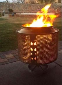 Lovely 2nd Fire Pit 4 Camping, Night Party, Outdoor Garden &. BBQ
