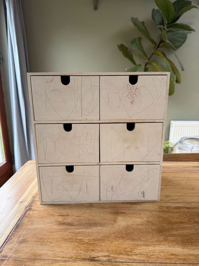 Mini Wooden Chest of Drawers