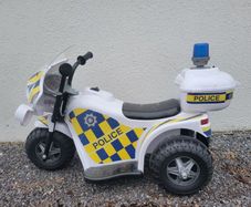 ride on police motor bike