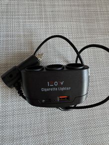 12V Car Triple Socket Charger Splitter