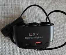 12V Car Triple Socket Charger Splitter