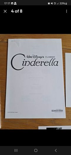 Walt Disneys CINDERELLA  Press Kit