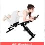 Rowing Machine, Ab Workout, Biceps Curls 3 in 1 Image 3