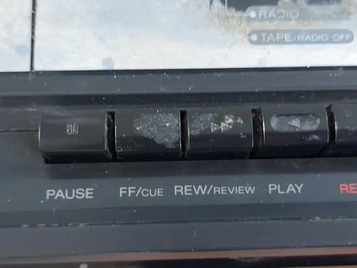 Sony Radio Cassette-corder, Model CFS-201L, wear and tear for its age, Radio works, tapes dont play