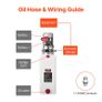12V DC Hydraulic Power Unit with 8L Metal Reservoir, Single Acting Pump for Dump Trailer & Car Lifting Image 6