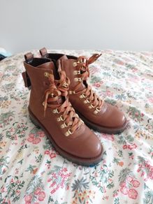 NEXT genuine leather trekking boots, size 4. RRP 105 euro