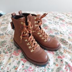 NEXT genuine leather trekking boots, size 4. RRP 105 euro