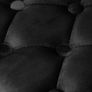 Black velvet swivel chair Image 7