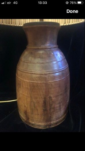 Vintage Himachal Pot/Table Lamp