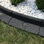 Lawn Edging - Flexible Garden Edging Border for Grass Lawns - Pathways - Raised Borders - Artificial Grass - Grey - 6 x 1m Lengths Image 2