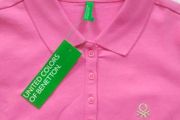 BNWT Girls Polo Top Benetton