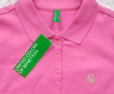 BNWT Girls Polo Top Benetton
