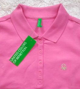 BNWT Girls Polo Top Benetton