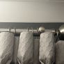 silver curtain pole Image 4
