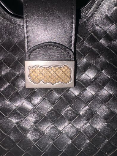 Beautiful woven leather crossbody bag