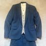 Beautiful boys blue linen suit with shirt and waistcoat Image 2