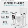 Toilet safety frame - perfect condition, without magazine rack as shown in photo Image 3