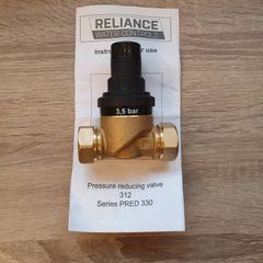 Reliance 3.5 Bar 22mm Pressure Reducing Valve PRED330002