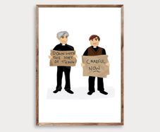 Father Ted Printed Illustration