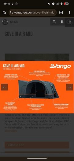 Vango Cove III Air Mid