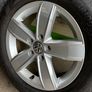 16" Genuine Volkswagen Alloys with Tyres Image 3