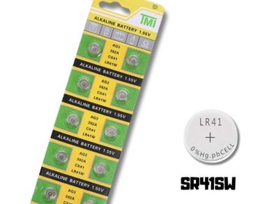 AG3 LR41 SR41SW 384 392A Button Cell Batteries 10PCS
