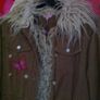 Monsoon brown shaggy coat 10-12 years Image 2