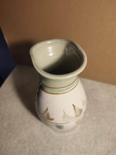 Lovely Handmade Art Pottery Vase not Signed , Abstract