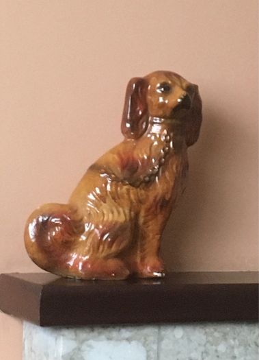 Fabulous PAIR of LARGE Russet Coloured Staffordshire Dogs