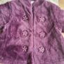 Purple Fur Girls Coat Age 6/12 mths Image 2