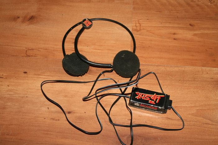 Zipstick Joystick and RARE The Lip Stik headphones Working C64, Amiga, Atari, Sinclair, Amstrad