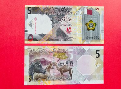 Qatar  5  Riyals   2020  Pick 33a  Unc