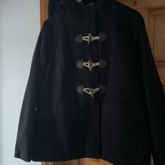 Hooded duffle coat plus size - new