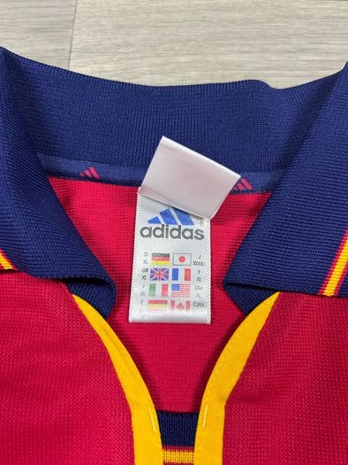 Genuine Vintage 1999 Adidas Spain Home Jersey Shirt Mens XL