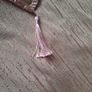 pink velvet and metallic table runner Image 3