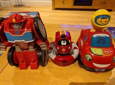 Selection of Preschool Toy Vehicles
