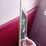 Mid century pair of oriental painted silk paintings Image 8