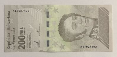 Venezuela 200000 Bolivares 2020 Banknote