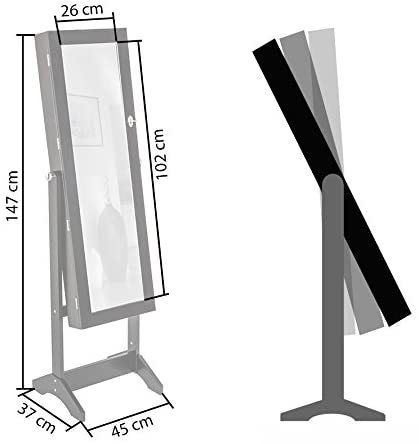 Luxury Mirror Jewellery Cabinet - Free Delivery Nationwide