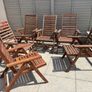 Ikea garden table, chairs and cushions Image 8
